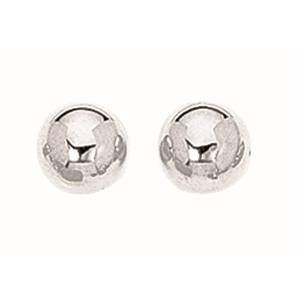 Classic Sterling Silver Ball Stud Earrings