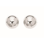 Classic Sterling Silver Ball Stud Earrings