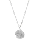 Seashell Pendant Sterling Silver Necklace