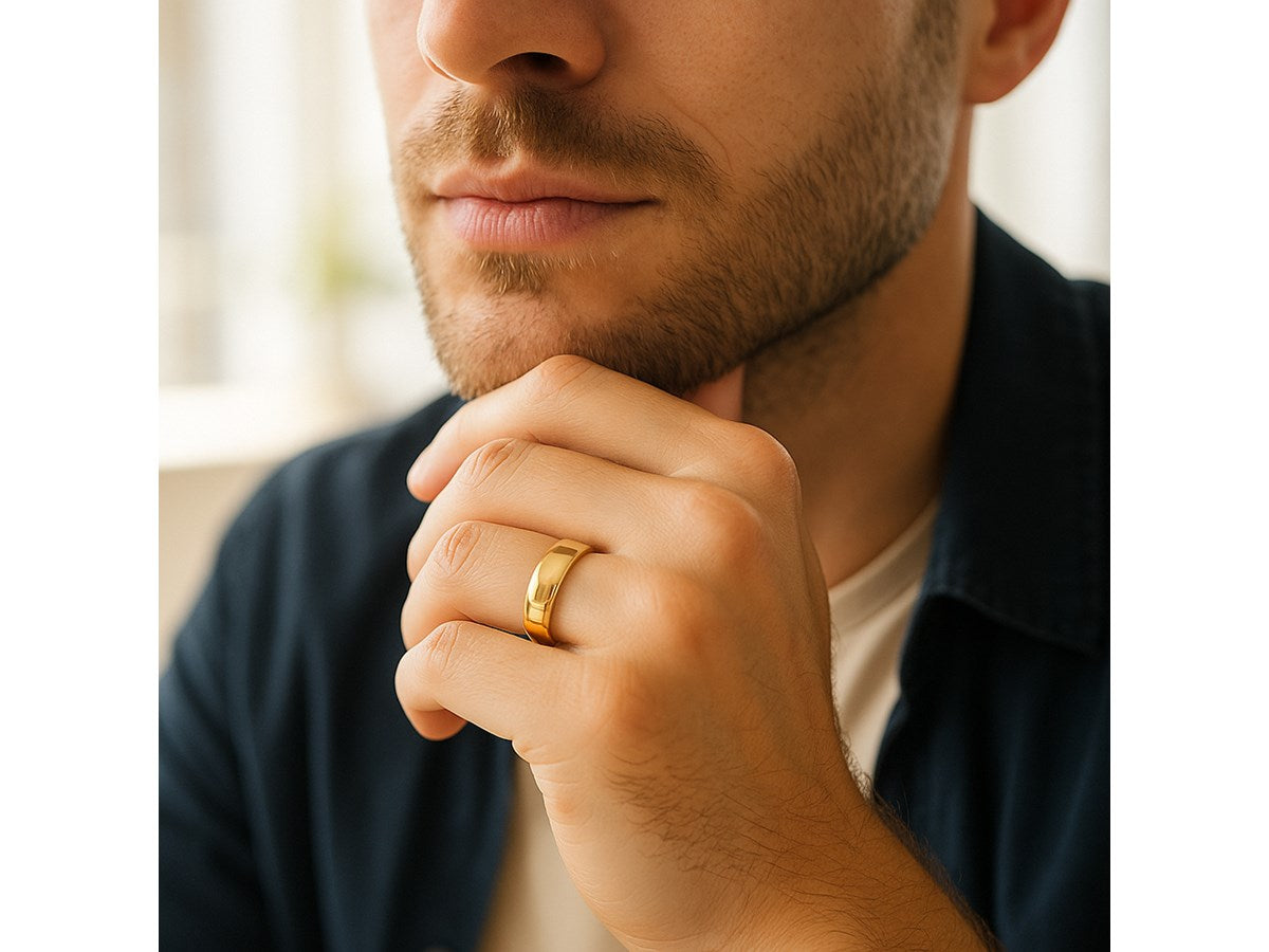 Classic Comfort Fit Wide Wedding Band