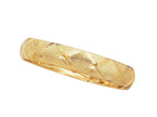 Textured Diamond Pattern Bangle 12.00mm