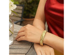 Textured Diamond Pattern Bangle 12.00mm