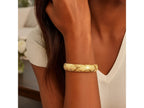 Textured Diamond Pattern Bangle 12.00mm