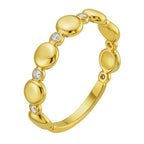 Textured Rope Design Statement Ring