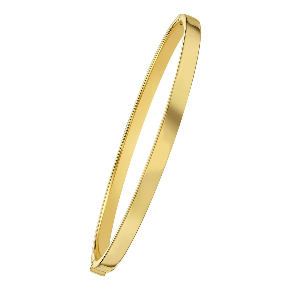 Classic Polished Bangle Bracelet 4.00mm