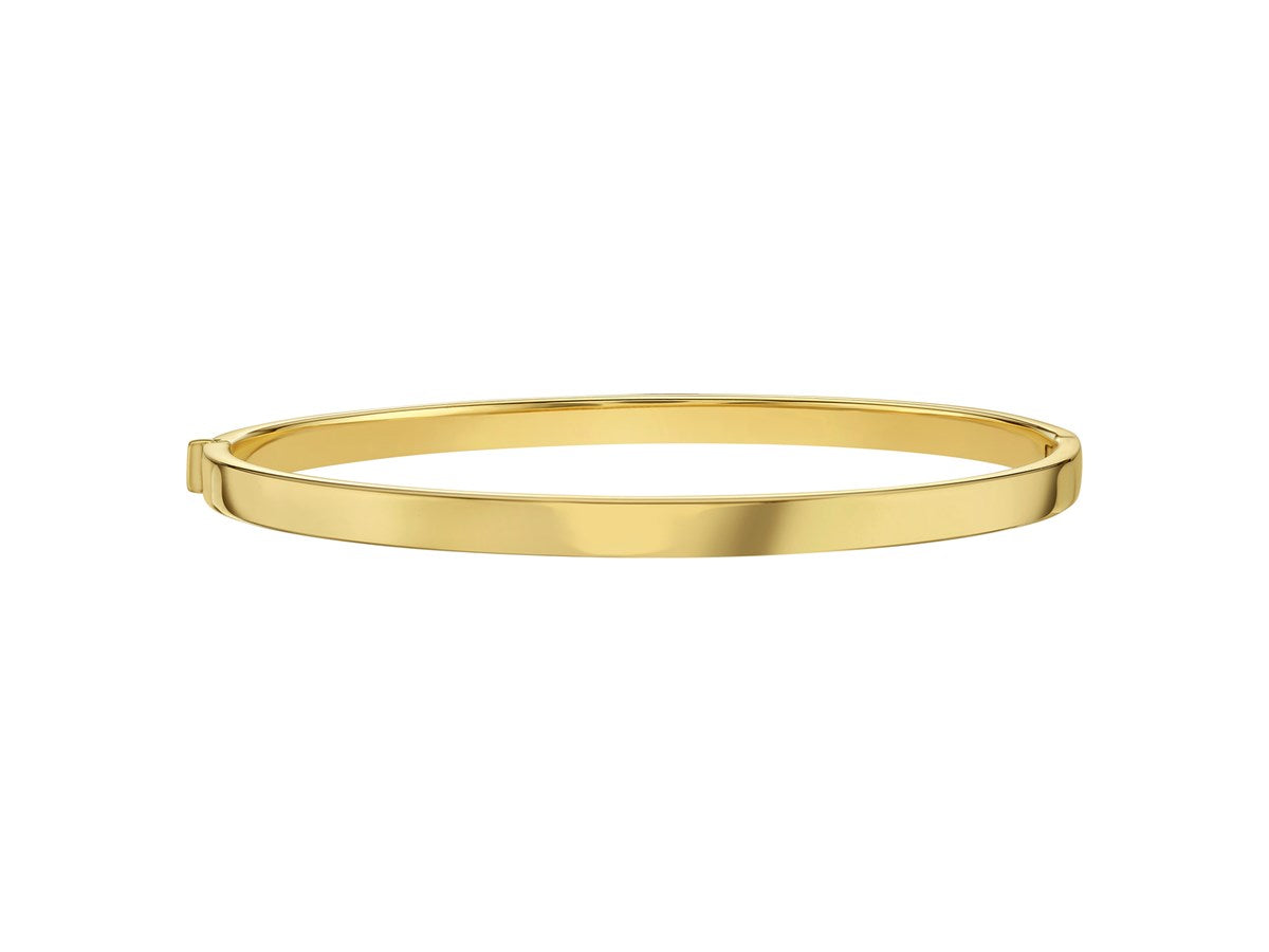 Classic Polished Bangle Bracelet 4.00mm