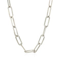 Classic Paperclip Chain Sterling Silver Necklace