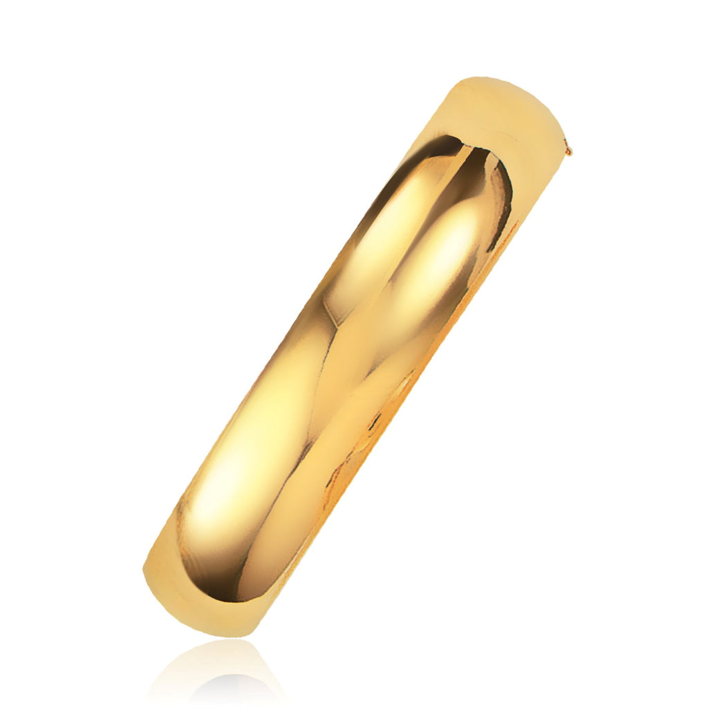 Wide Classic Polished Bangle 13.50mm