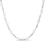 Freshwater Pearl Beaded Sterling Silver Necklace