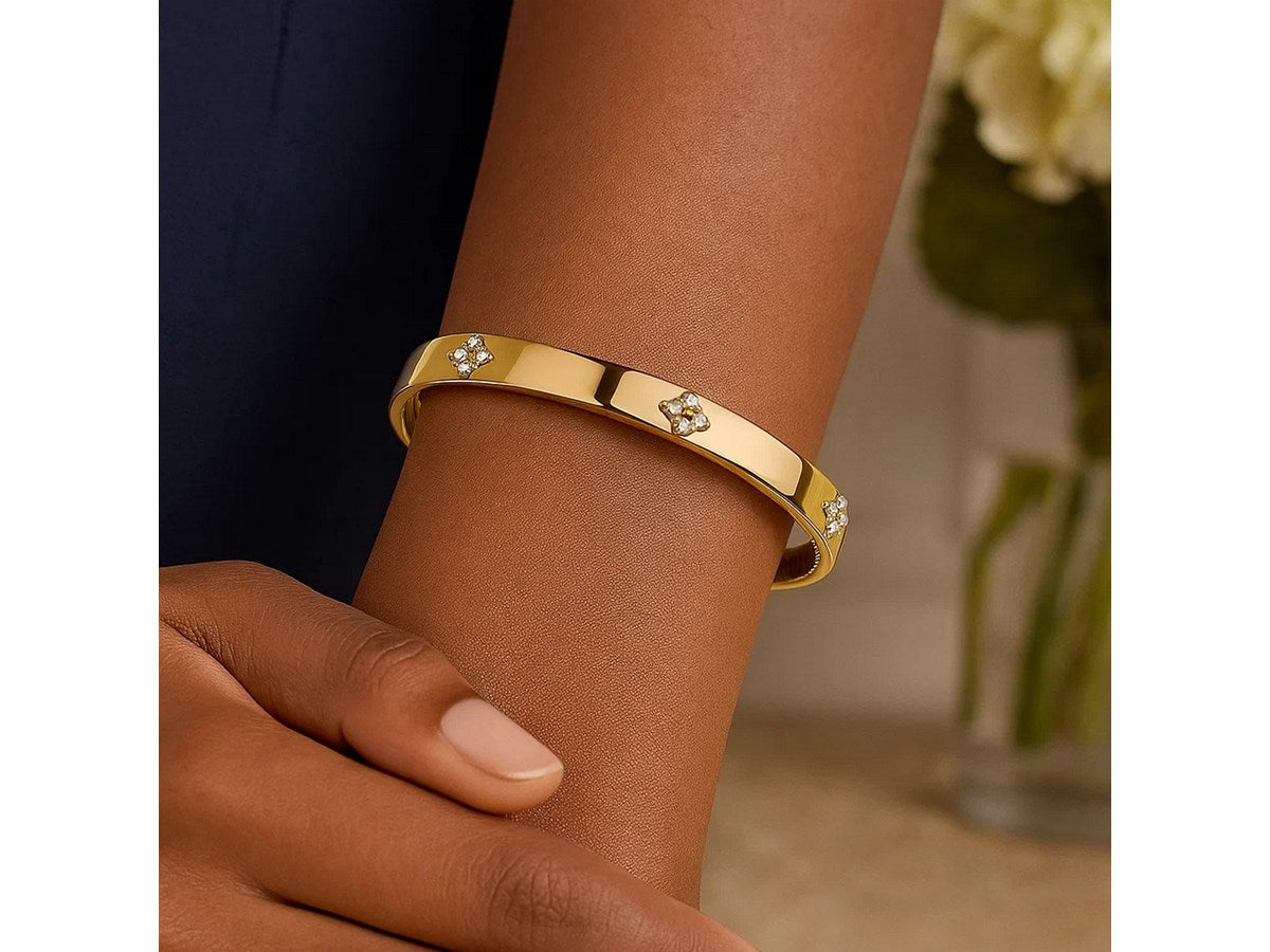 Trilogy Diamond Bangle 5.40mm