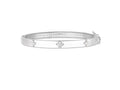 Trilogy Diamond Bangle 5.40mm White Finish