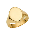 Classic Oval Signet Statement Ring