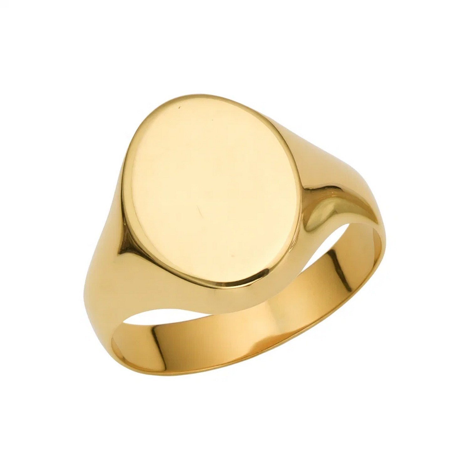 Classic Oval Signet Statement Ring