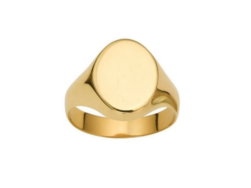 Classic Oval Signet Statement Ring