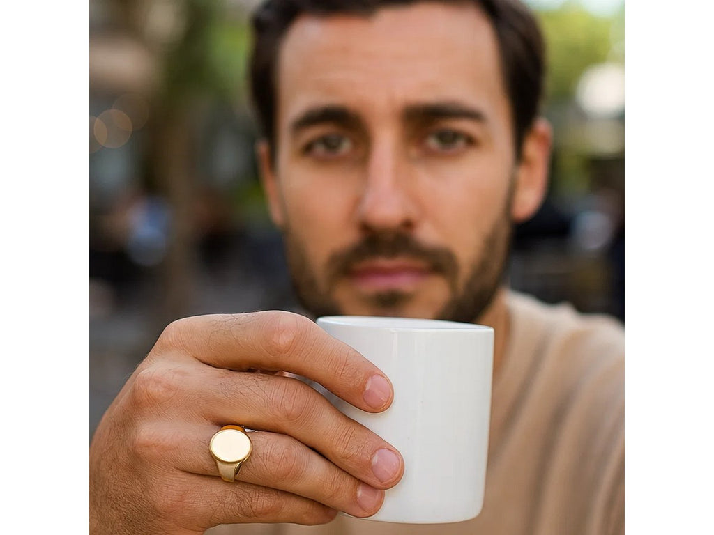 Classic Oval Signet Statement Ring