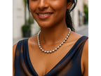 Bold Beaded Sterling Silver Statement Necklace