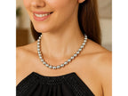 Bold Beaded Sterling Silver Statement Necklace