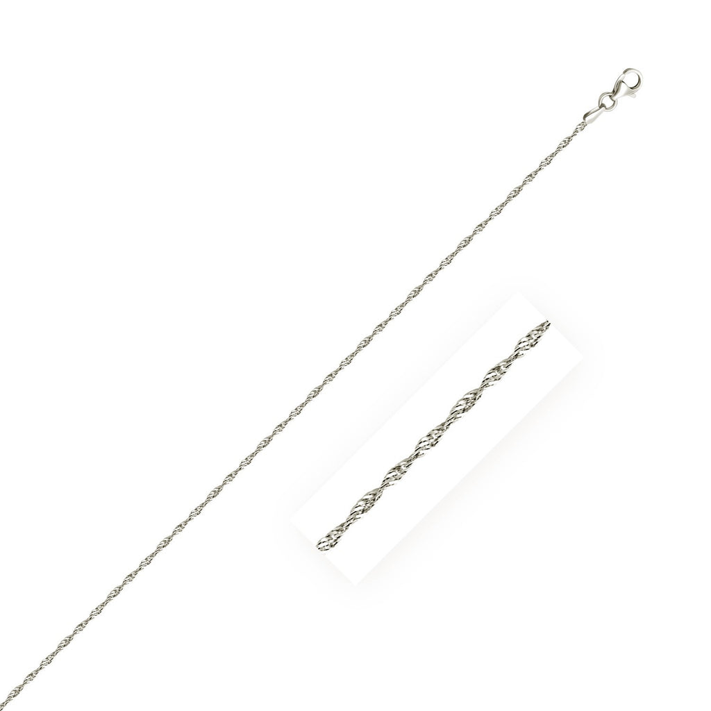 Sterling Silver Singapore Chain Necklace