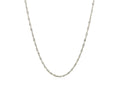 Sterling Silver Singapore Chain Necklace