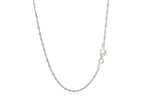 Sterling Silver Singapore Chain Necklace