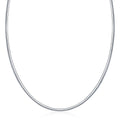 Classic Omega Chain Necklace 3mm Polished Finish