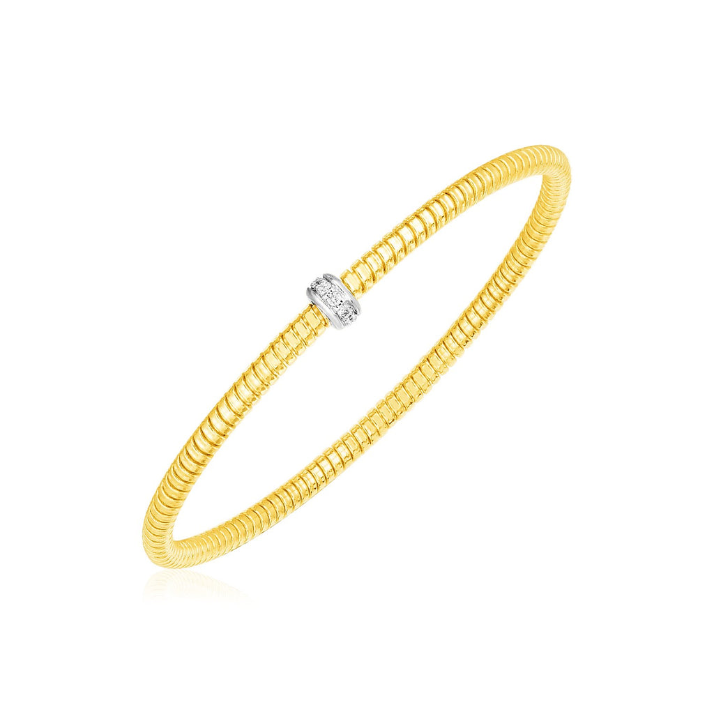 Stretch Diamond Bangle 0.14 CT 3.00mm