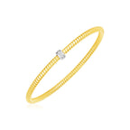 Stretch Diamond Bangle 0.14 CT 3.00mm