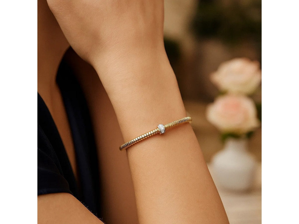 Stretch Diamond Bangle 0.14 CT 3.00mm