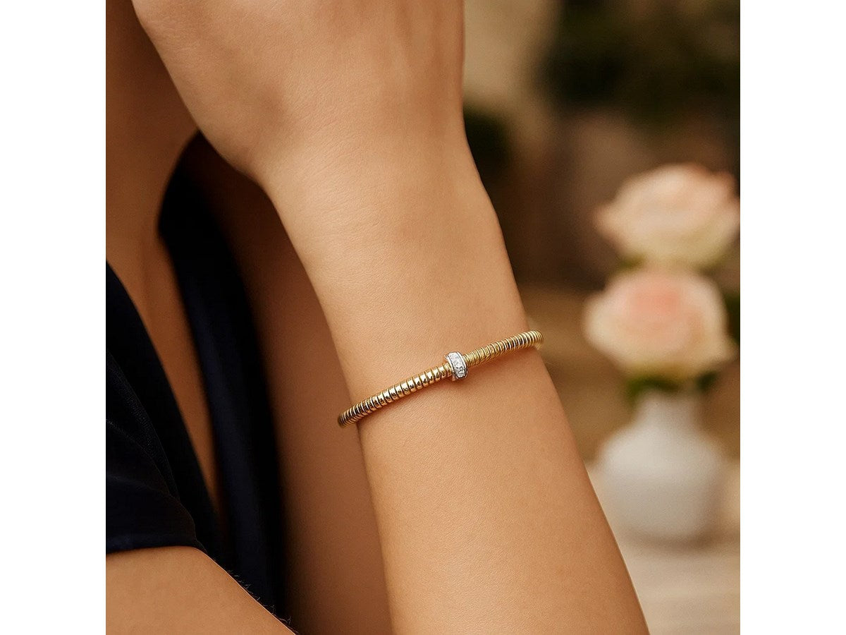 Stretch Diamond Bangle 0.14 CT 3.00mm