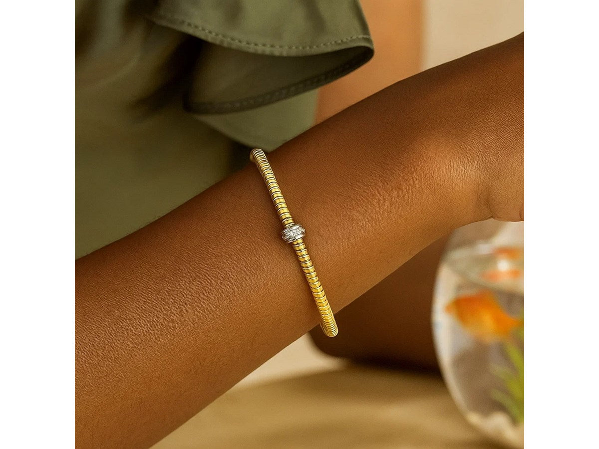 Stretch Diamond Bangle 0.14 CT 3.00mm