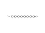 Bold Round Link Chain Necklace Polished Finish