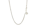 Sterling Silver Adjustable Box Chain Necklace