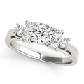 Trellis Cluster Side Engagement Ring