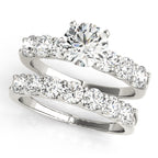 Single Row Shared Prong Diamond Engagement Ring 0.25 CT Semi-Mount