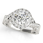 Halo Round Cut Engagement Ring