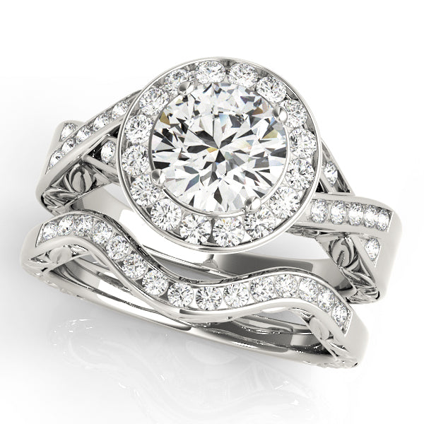 Halo Round Cut Engagement Ring