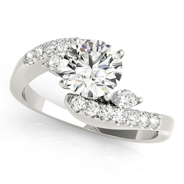 Bypass Marquise Fancy Shape Engagement Ring