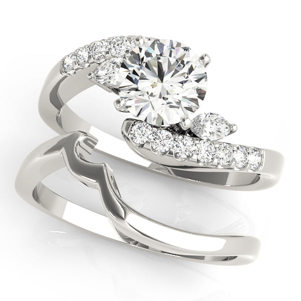 Bypass Marquise Fancy Shape Engagement Ring