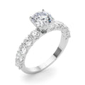 Diamond Engagement Ring Semi-Mount Single Row