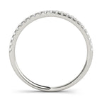 Straight Diamond Stackable Wedding Band