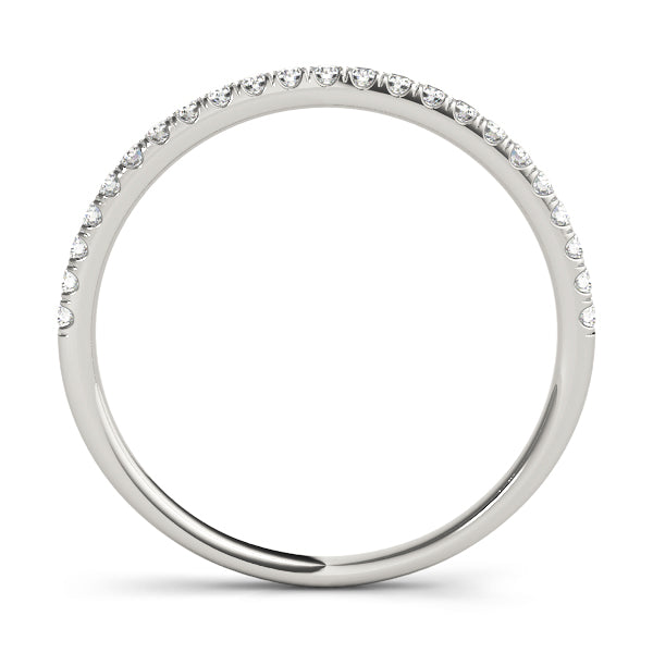 Straight Diamond Stackable Wedding Band