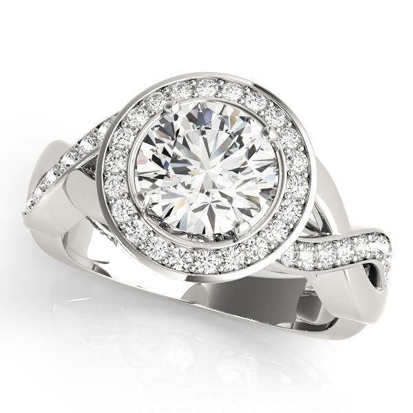 Halo Diamond Engagement Ring