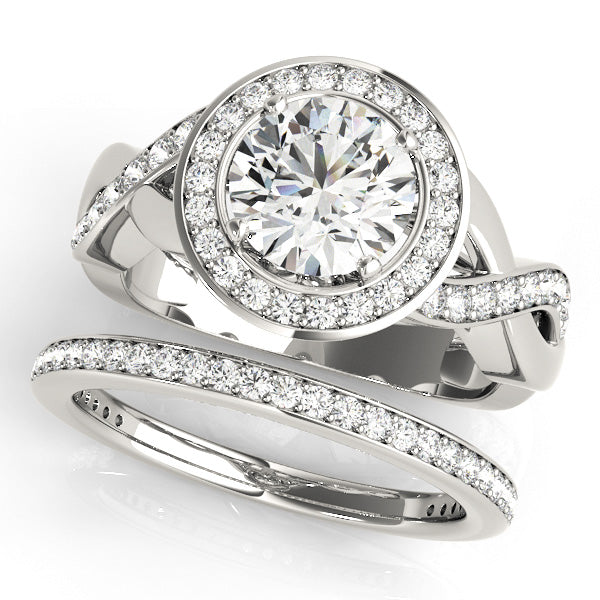 Halo Diamond Engagement Ring