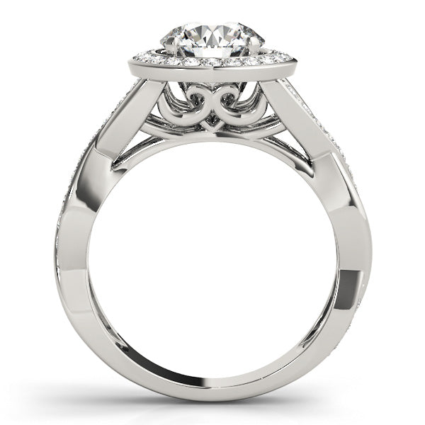 Halo Diamond Engagement Ring