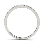 Classic Straight Diamond Wedding Band Ring