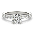 Single Shared Prong Diamond Engagement Ring