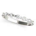 Alternating Shared Prong Diamond Wedding Band