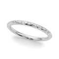 Scattered Diamond Stackable Wedding Band