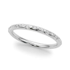 Scattered Diamond Stackable Wedding Band
