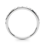 Scattered Diamond Stackable Wedding Band